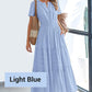 💕HOT SALE 67% OFF💕Women's Boho Chic Smocked Waist Maxi Dress