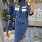 Women’s Bomber Jacket & Bodycon Skirt Set