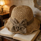 👒LAST DAY SALE ONLY ￡9.99!🌞Elegant Woven Straw Sun Hat with Bow