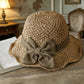 👒LAST DAY SALE ONLY ￡9.99!🌞Elegant Woven Straw Sun Hat with Bow