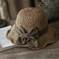 👒LAST DAY SALE ONLY ￡9.99!🌞Elegant Woven Straw Sun Hat with Bow
