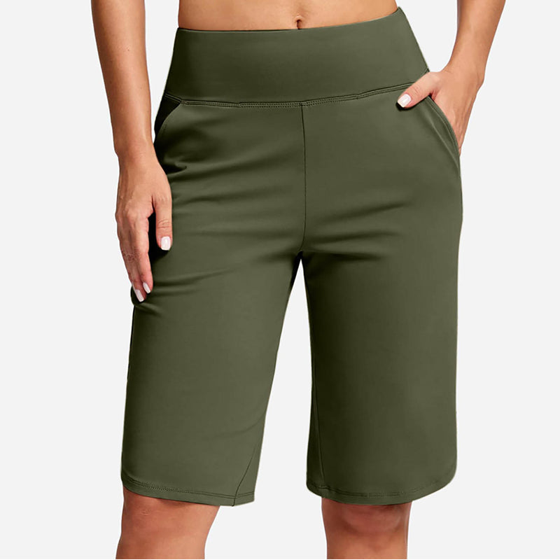 ⏰Last day sale 49% OFF🔥Women's High-Waist Yoga Shorts with Pockets