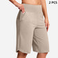 ⏰Last day sale 49% OFF🔥Women's High-Waist Yoga Shorts with Pockets