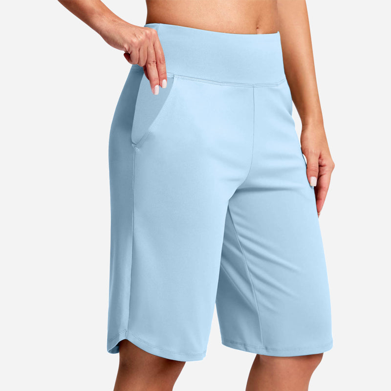 ⏰Last day sale 49% OFF🔥Women's High-Waist Yoga Shorts with Pockets