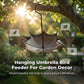 ♻Second item half price| Hanging Umbrella Bird Feeder & Bath