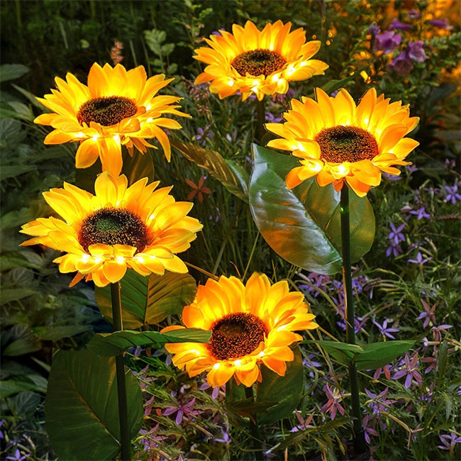 🌻 Realistic & Weatherproof | 2026 Hot Sale Solar Sunflower | IP65 Outdoor Decor