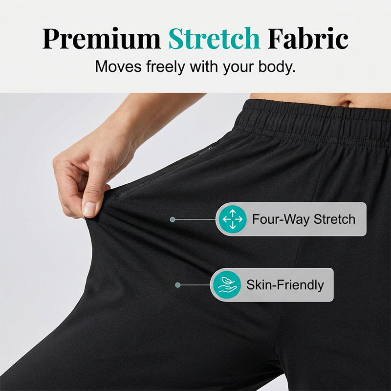 📢📢40% OFF !! ⏰Women's Casual Quick-Dry Stretchy Capri Pants