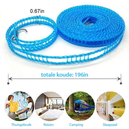 3PCS Windproof Portable Clothesline