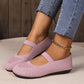 Breathable Knit Flats for Women
