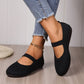 Breathable Knit Flats for Women