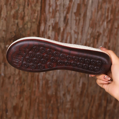 Breathable Knit Flats for Women