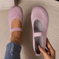 Breathable Knit Flats for Women