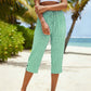 Women's Summer Plaid Capri Pants