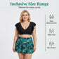 🏖️Summer Hot Sale 60% OFF🌊Women's Tropical Print Two-Piece Skirted Swimsuit👙🌴❤️