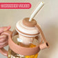 Stylish Large Capacity Sports Water Bottle with Straw