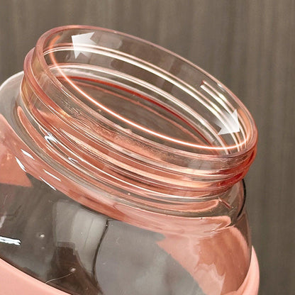 Stylish Large Capacity Sports Water Bottle with Straw