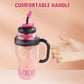 Stylish Large Capacity Sports Water Bottle with Straw
