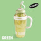 Stylish Large Capacity Sports Water Bottle with Straw