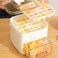 One-Press Ice Cube Maker with Storage Bin