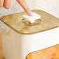 One-Press Ice Cube Maker with Storage Bin
