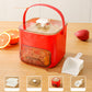 One-Press Ice Cube Maker with Storage Bin