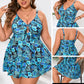 Women’s Spaghetti Straps Mini Swimdress & Triangle Bottom Set