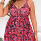 Women’s Spaghetti Straps Mini Swimdress & Triangle Bottom Set
