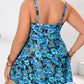 Women’s Spaghetti Straps Mini Swimdress & Triangle Bottom Set