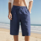 ⏳LAST DAY SALE ONLY ￡11.99!!😎Men’s Summer Linen & Tencel™ Shorts ☀️  Relaxed Fit • Breathable, Drapey Fabric • Mid-Length Casual Style 🌿🇬🇧