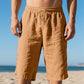⏳LAST DAY SALE ONLY ￡11.99!!😎Men’s Summer Linen & Tencel™ Shorts ☀️  Relaxed Fit • Breathable, Drapey Fabric • Mid-Length Casual Style 🌿🇬🇧