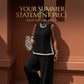 Women's Sleeveless Top & Wide-Leg Pants Suit