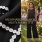 Women's Sleeveless Top & Wide-Leg Pants Suit