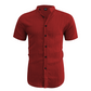 Men's Summer Stand Collar Short Sleeve Shirt