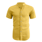 Men's Summer Stand Collar Short Sleeve Shirt