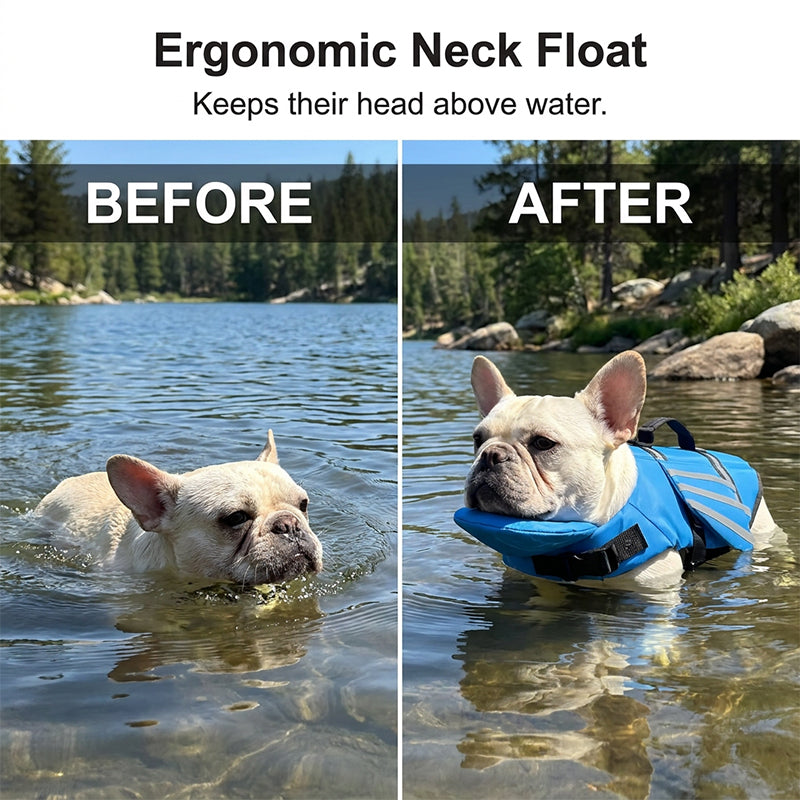 🥳2026 HOT SALE 50% OFF!💞50K+ SOLD!🐕👼Reflective Angel Wing Dog Life Jacket – High‑buoyancy, quick‑rescue handle & breathable mesh. Reflective strips for evening swims. Safe & adorable! 🌊✨
