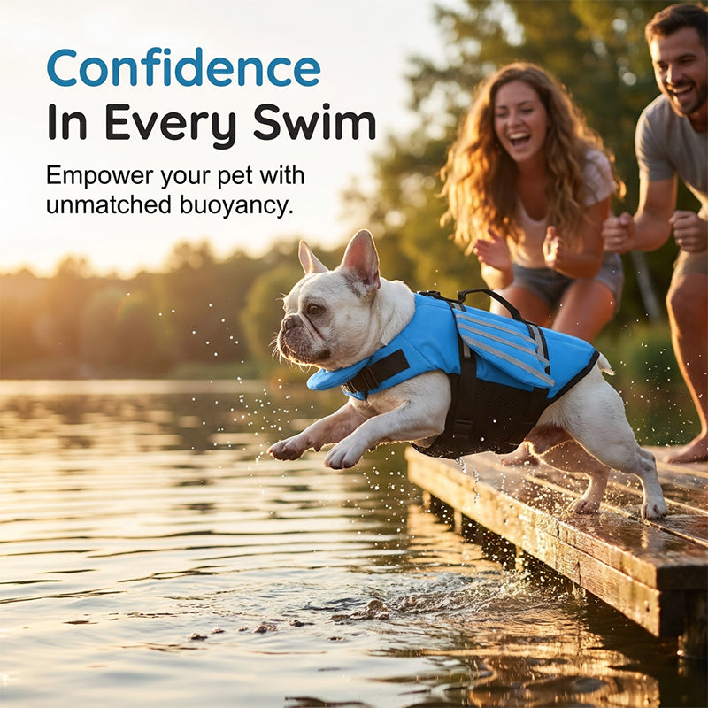 🥳2026 HOT SALE 50% OFF!💞50K+ SOLD!🐕👼Reflective Angel Wing Dog Life Jacket – High‑buoyancy, quick‑rescue handle & breathable mesh. Reflective strips for evening swims. Safe & adorable! 🌊✨