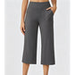 👖 LIMITED-TIME 50% OFF! ✨ Women's Casual Wide Leg Cropped Pants – Side Pockets, Breathable, Versatile 🌿