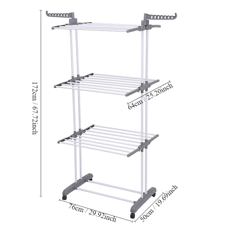 Folding Clothes Dryer on Wheels