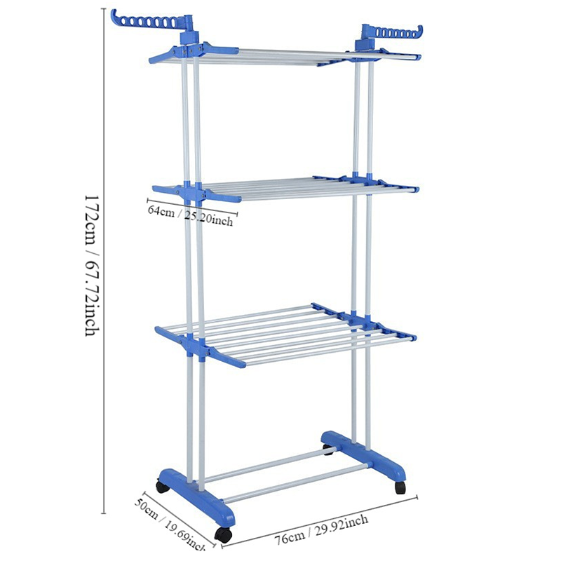 Folding Clothes Dryer on Wheels