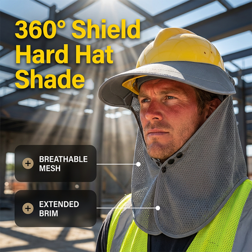 Breathable Sun Protection Hard Hat Shade