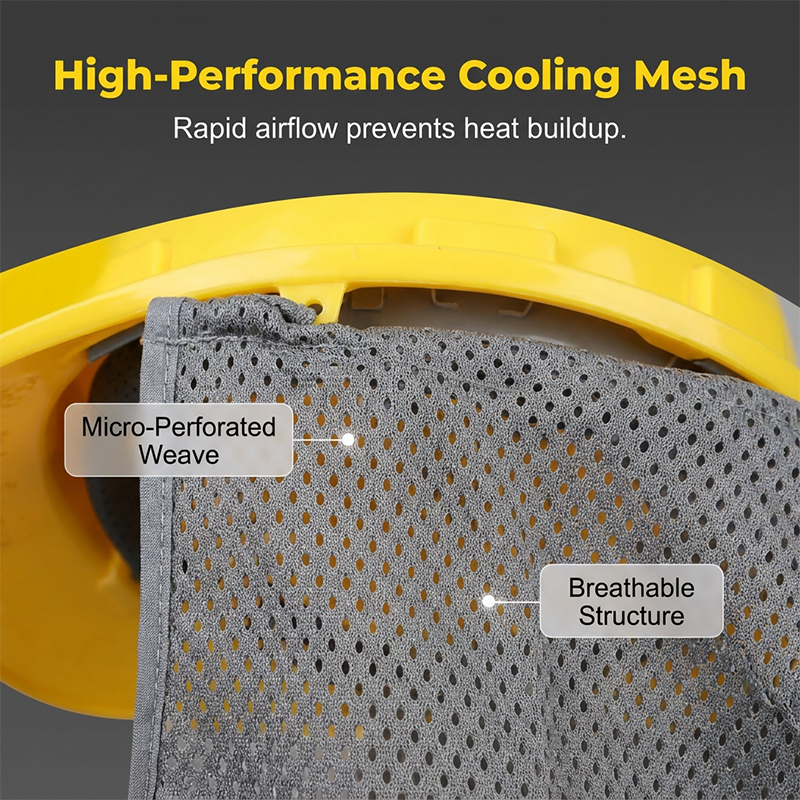 Breathable Sun Protection Hard Hat Shade