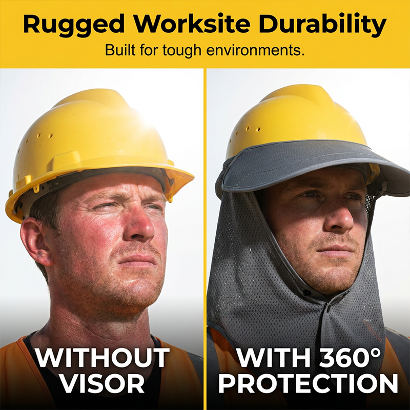 Breathable Sun Protection Hard Hat Shade