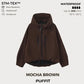 🧥Wide-Brim Hood💧Short Oversized Rain Jacket With Bubble Hem,Adjustable Cuffs