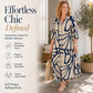 Women's Geometric Print Button-Down Shirt Dress
