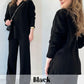 [Perfect Gift] V-Neck Casual Slit Knitted Two-Piece Set - Effortless Elegance for Every Occasion