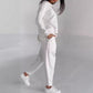 Solid Long-Sleeve Top & Pants 2-Piece Set