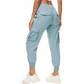 Women's Lightweight Cargo Jogger Pants with Pockets