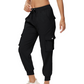 Women's Lightweight Cargo Jogger Pants with Pockets