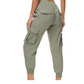 Women's Lightweight Cargo Jogger Pants with Pockets